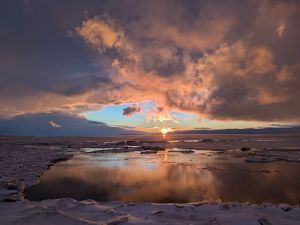 Couché de soleil à St-Jean-Port-Joli